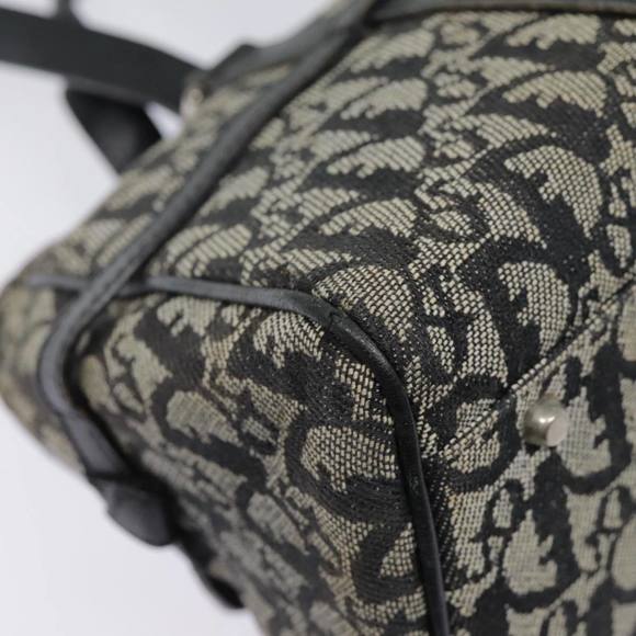 Christian Dior Trotter Canvas Shoulder Bag Black Silver Auth yk14793 - Picture 12 of 16